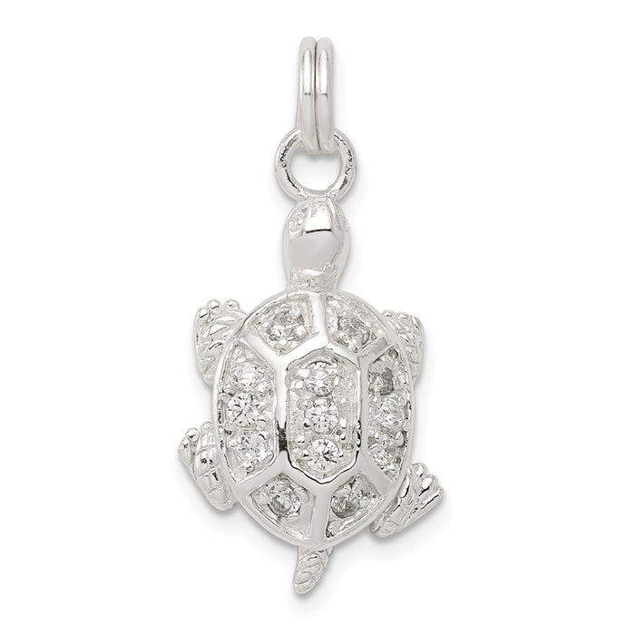 Million Charms 925 Sterling Silver Turtle Charm