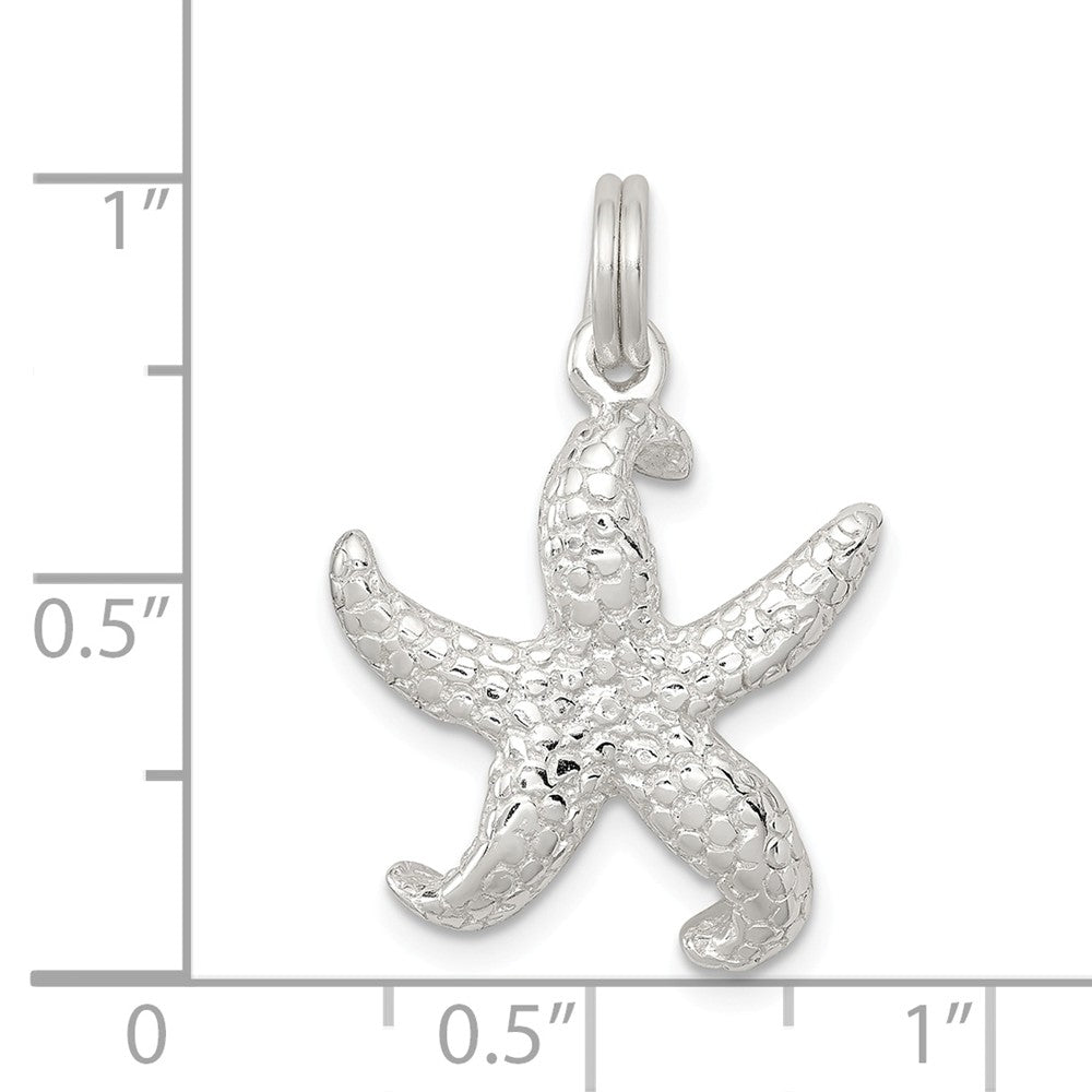 Million Charms 925 Sterling Silver Nautical Starfish Charm