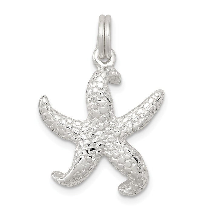 Million Charms 925 Sterling Silver Nautical Starfish Charm