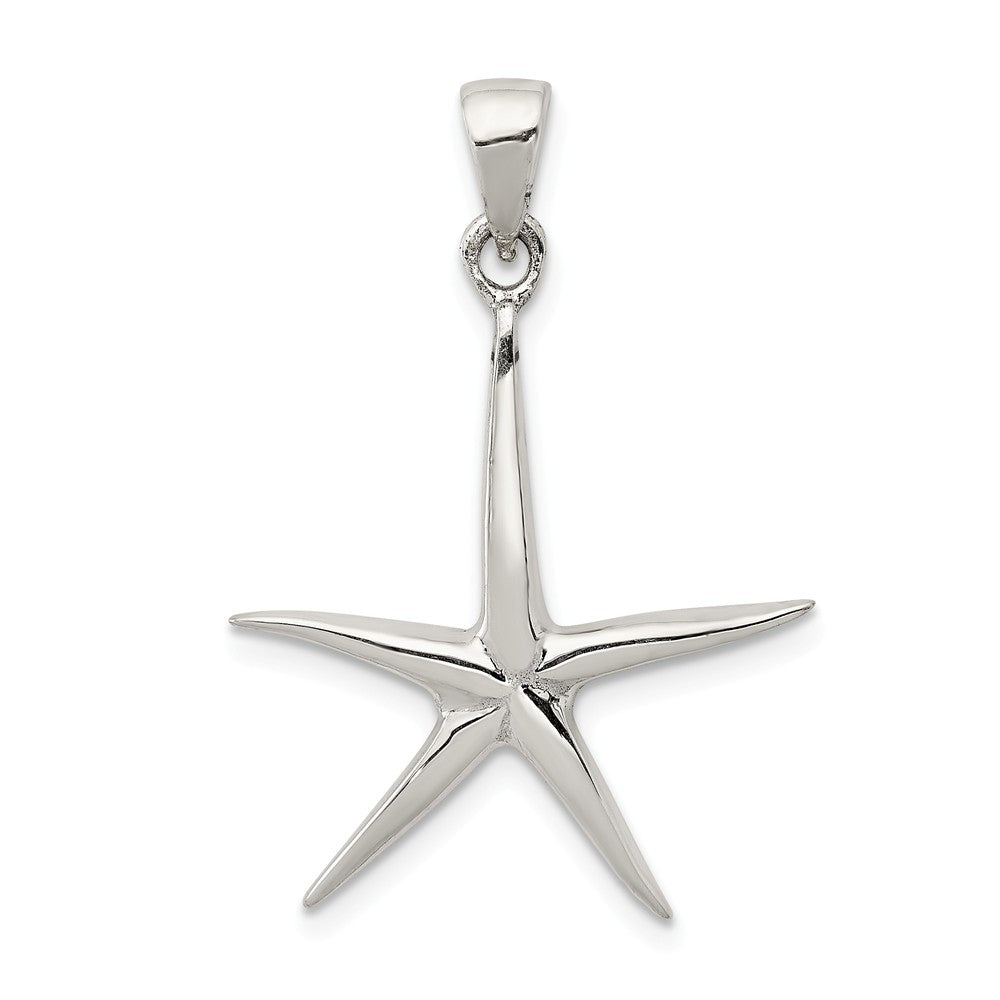 Million Charms 925 Sterling Silver Nautical Starfish Pendant
