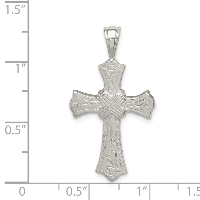 Million Charms 925 Sterling Silver Relgious Cross Pendant