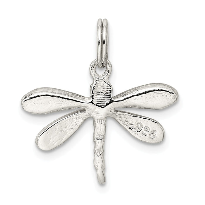 Million Charms 925 Sterling Silver Preciosa Austrian Crystal Dragonfly Charm