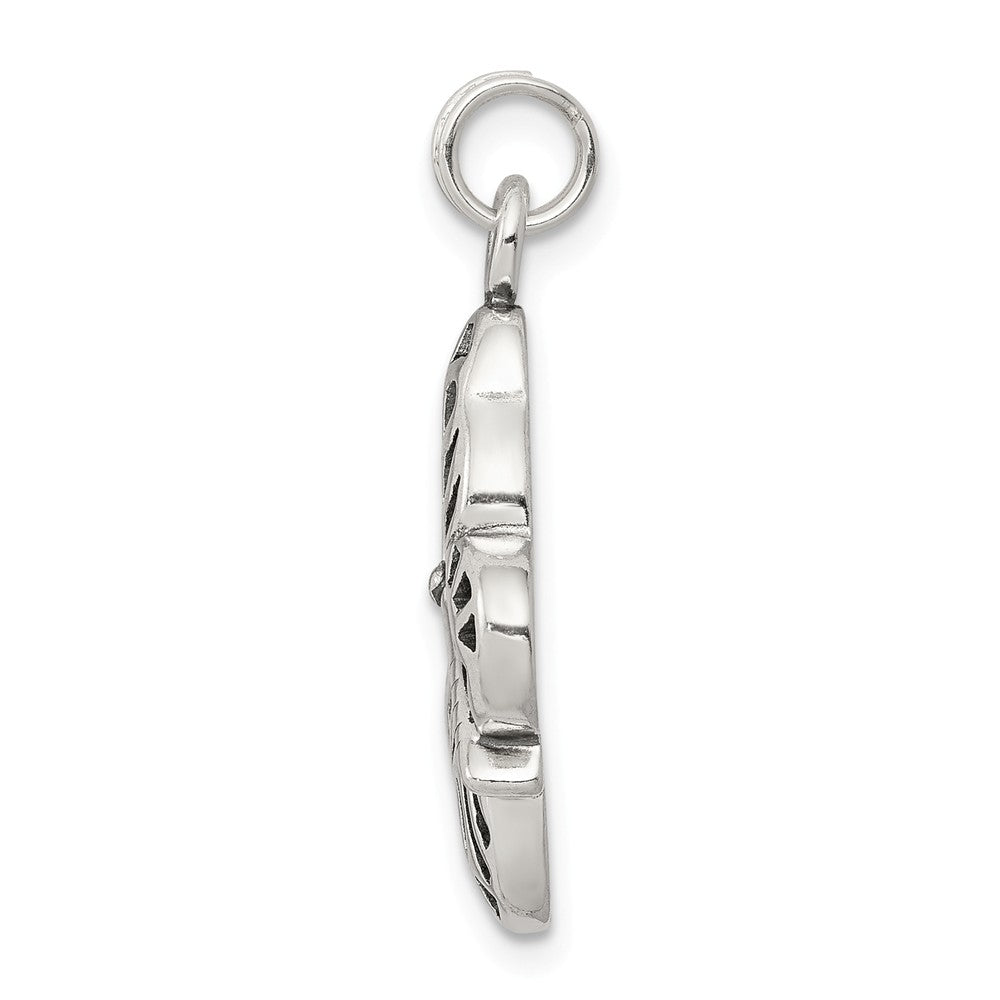 Million Charms 925 Sterling Silver Antique Butterfly Charm