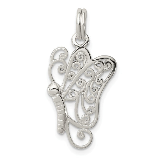Million Charms 925 Sterling Silver Butterfly Charm