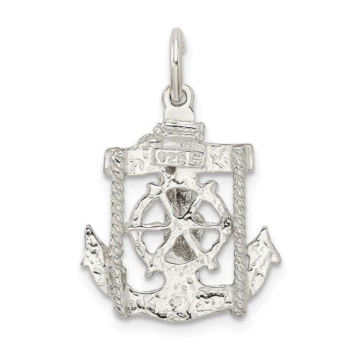 Million Charms 925 Sterling Silver Mariner Relgious Cross Pendant