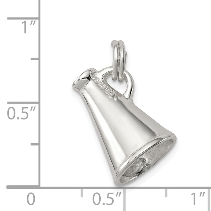 Million Charms 925 Sterling Silver Megaphone Charm