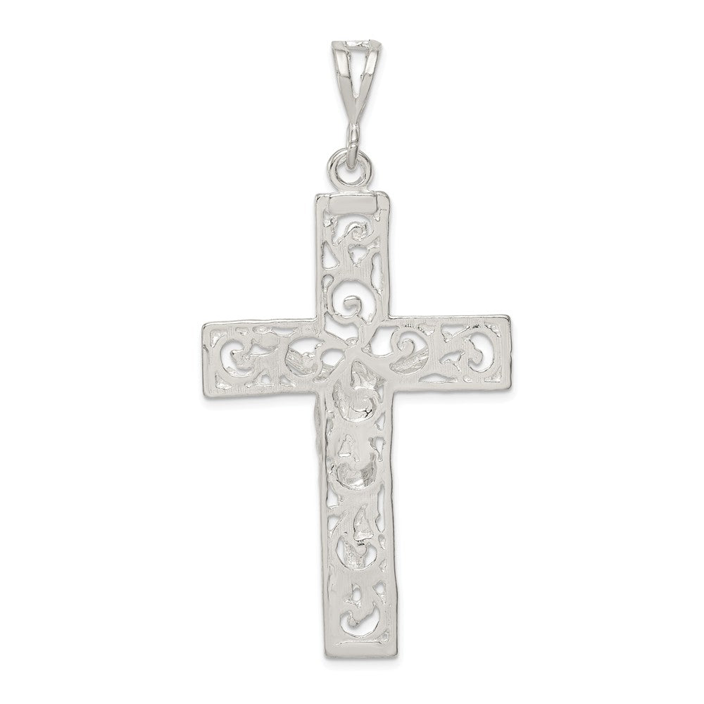 Million Charms 925 Sterling Silver Relgious Crucifix Pendant