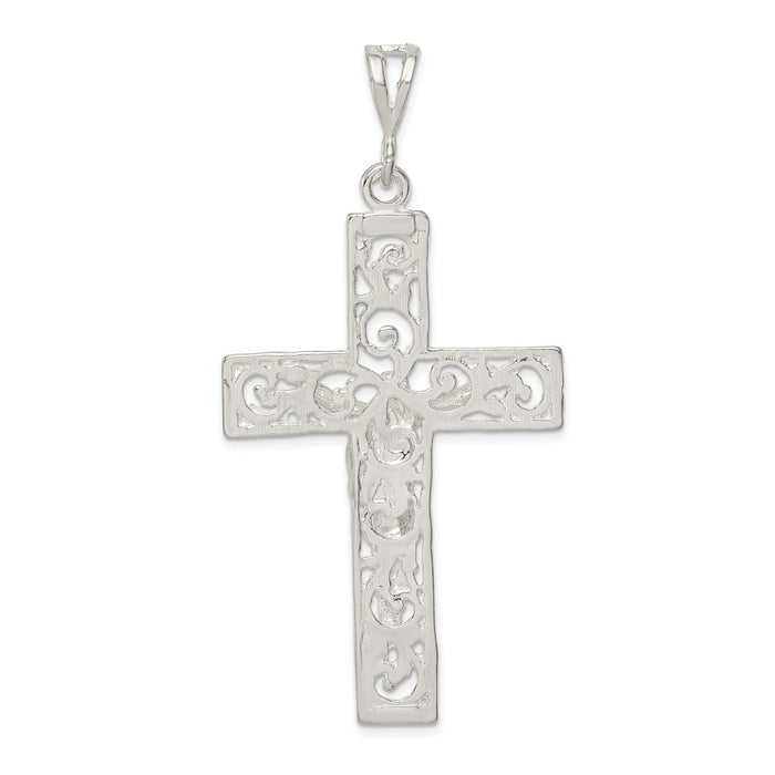 Million Charms 925 Sterling Silver Relgious Crucifix Pendant