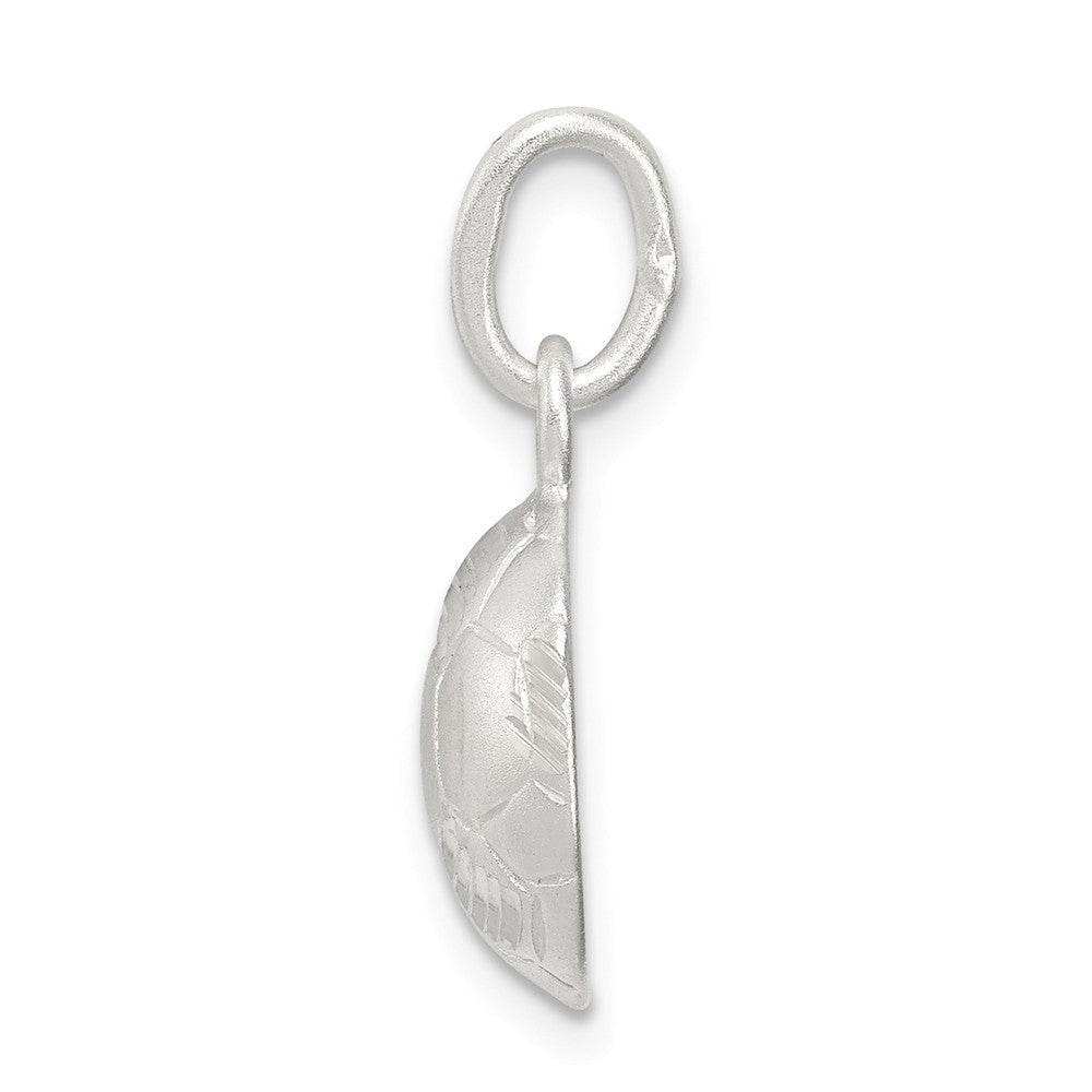 Million Charms 925 Sterling Silver Diamond Cut Sports Soccer Ball Charm