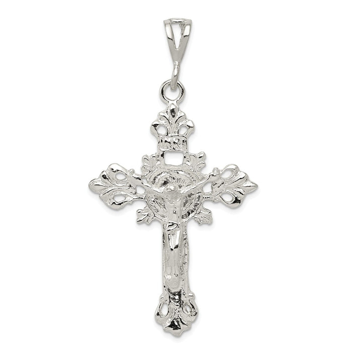 Million Charms 925 Sterling Silver Inri Relgious Crucifix Pendant