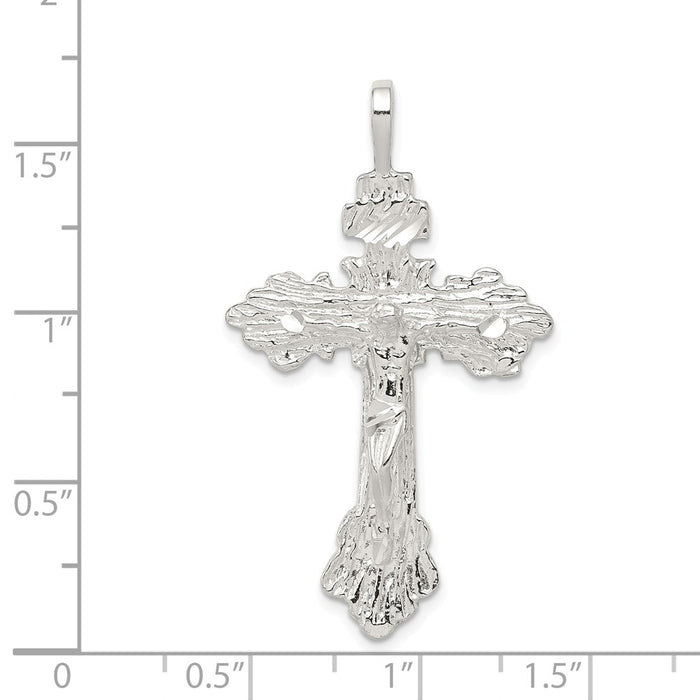 Million Charms 925 Sterling Silver Relgious Crucifix Pendant