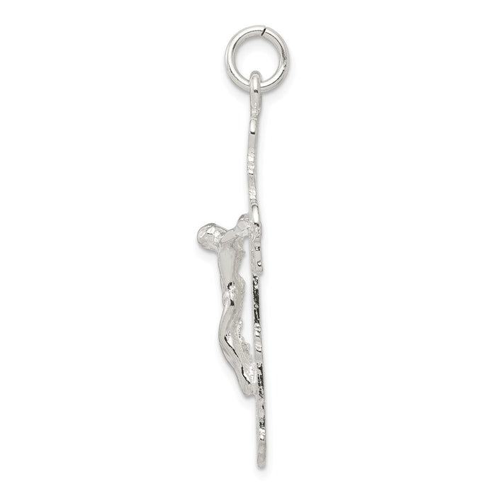 Million Charms 925 Sterling Silver Relgious Crucifix Pendant