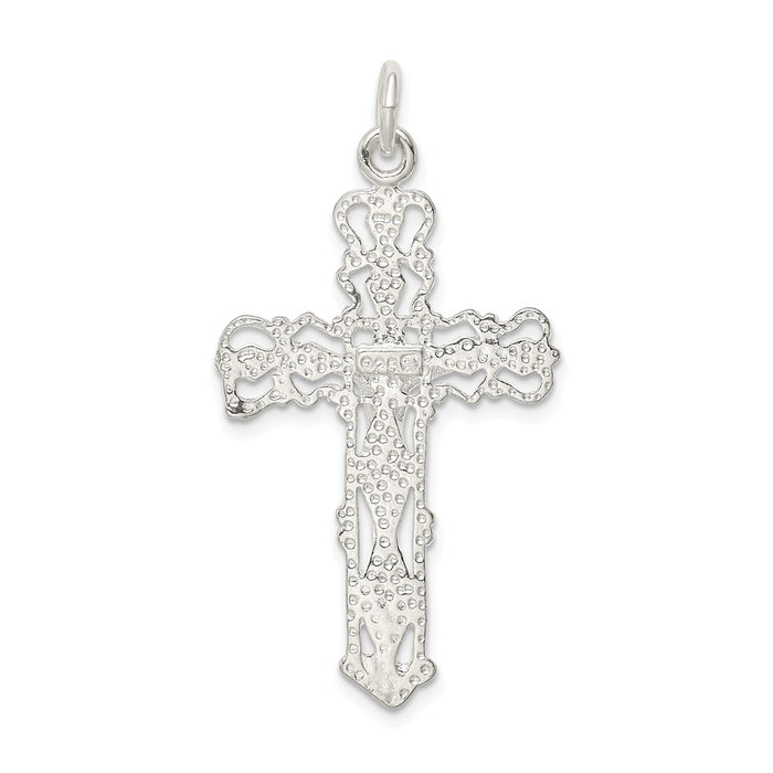 Million Charms 925 Sterling Silver Relgious Crucifix Pendant