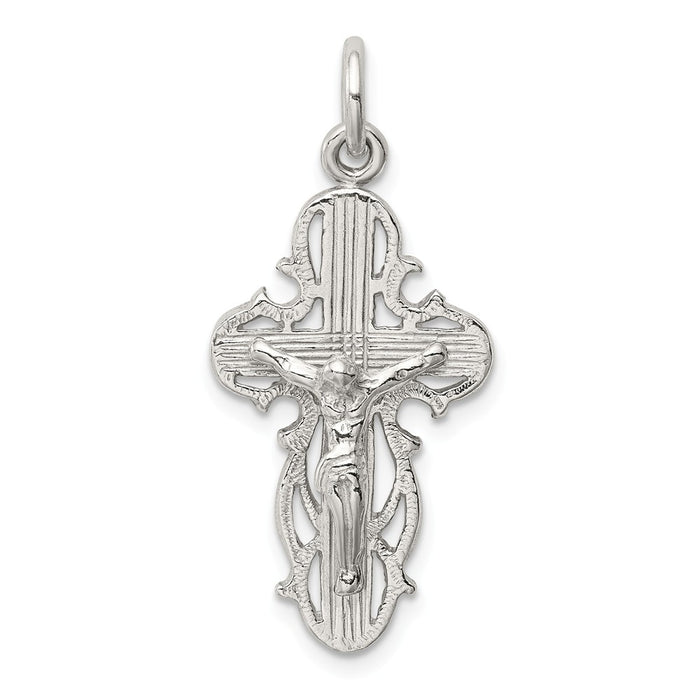 Million Charms 925 Sterling Silver Relgious Crucifix Pendant