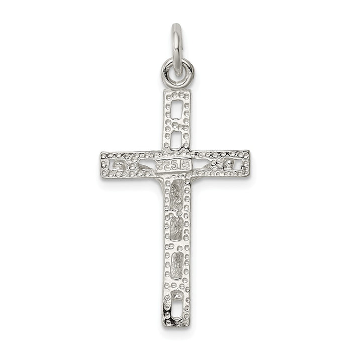 Million Charms 925 Sterling Silver Relgious Crucifix Pendant