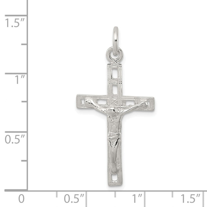 Million Charms 925 Sterling Silver Relgious Crucifix Pendant