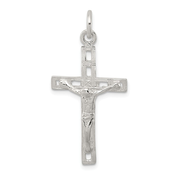 Million Charms 925 Sterling Silver Relgious Crucifix Pendant