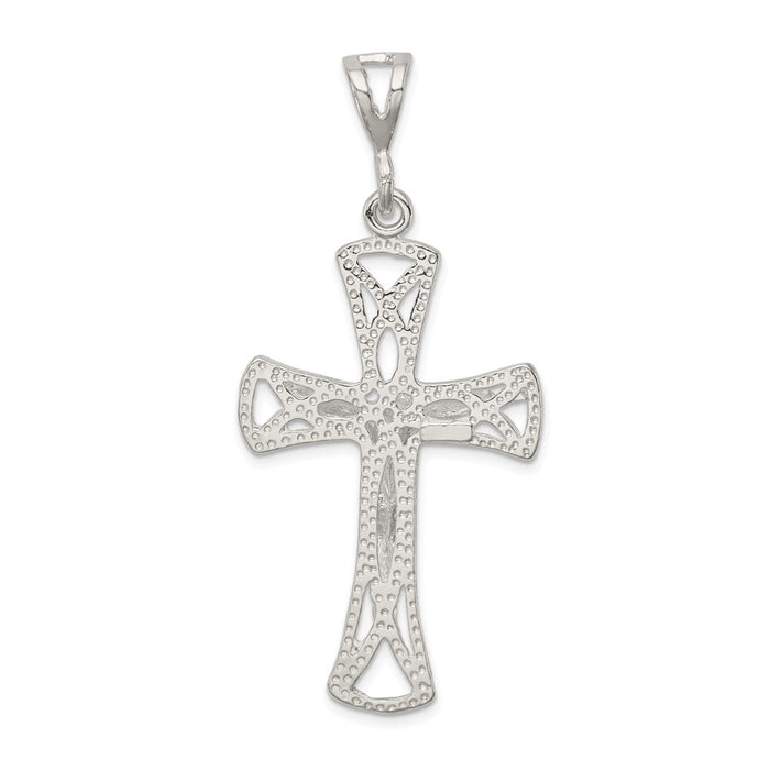 Million Charms 925 Sterling Silver Relgious Crucifix Pendant