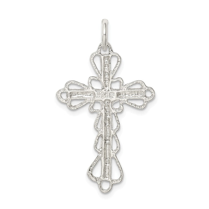 Million Charms 925 Sterling Silver Relgious Crucifix Pendant