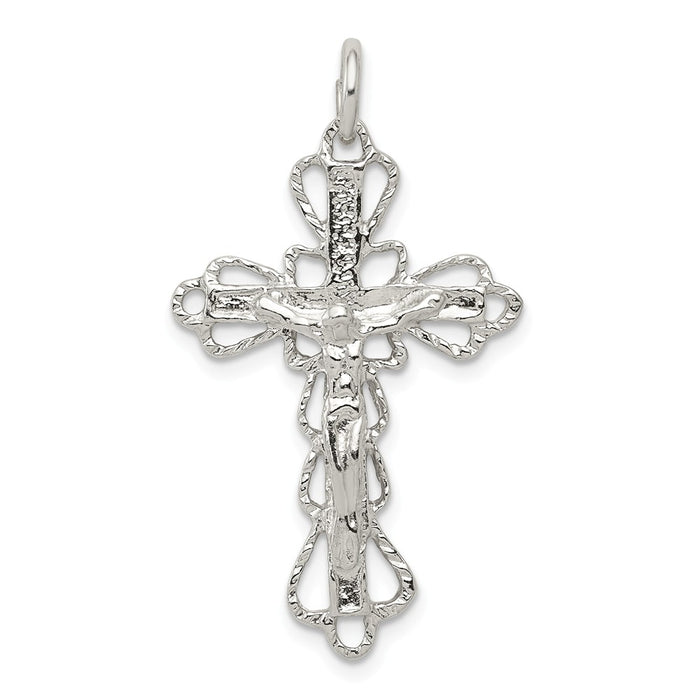 Million Charms 925 Sterling Silver Relgious Crucifix Pendant