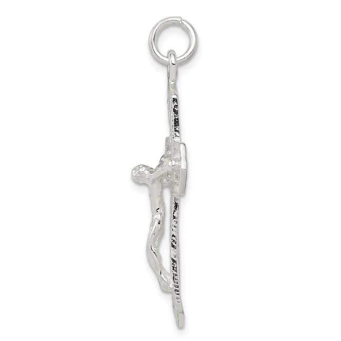 Million Charms 925 Sterling Silver Relgious Crucifix Pendant