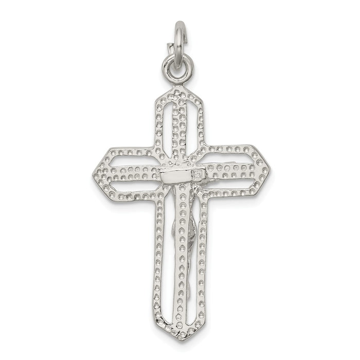 Million Charms 925 Sterling Silver Relgious Crucifix Pendant