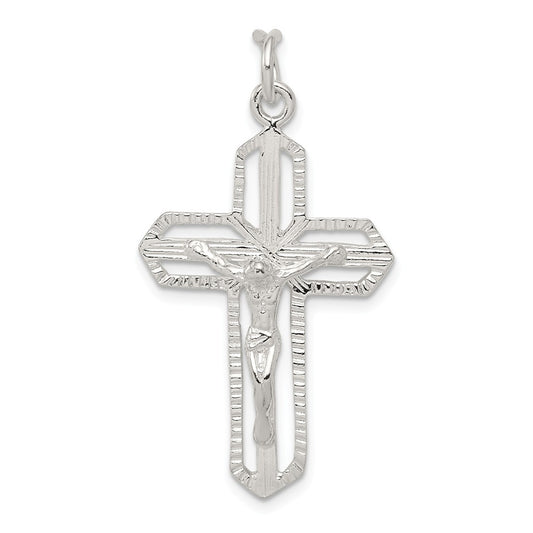 Million Charms 925 Sterling Silver Relgious Crucifix Pendant