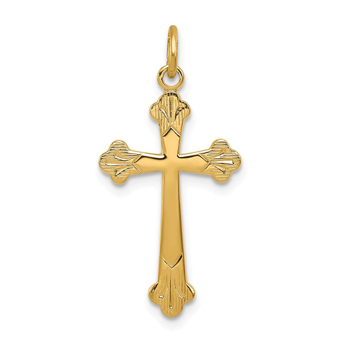 Million Charms 925 Sterling Silver With 18K Plating Relgious Cross Charm