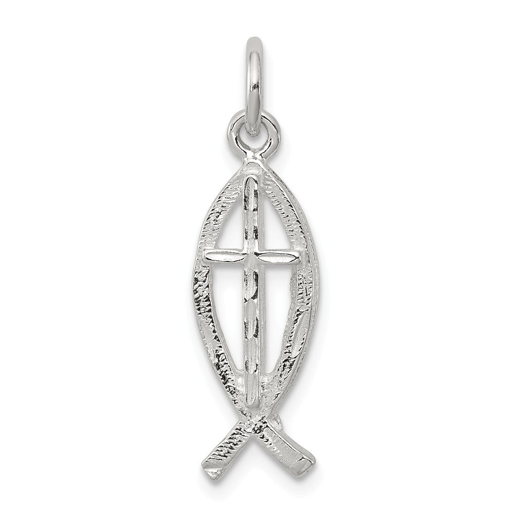 Million Charms 925 Sterling Silver Ichthus (Fish) Charm