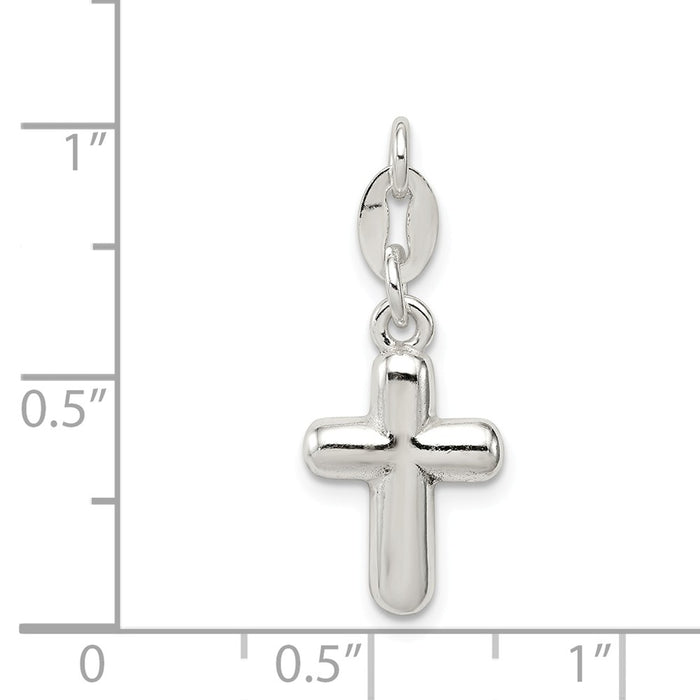 Million Charms 925 Sterling Silver Relgious Cross Charm