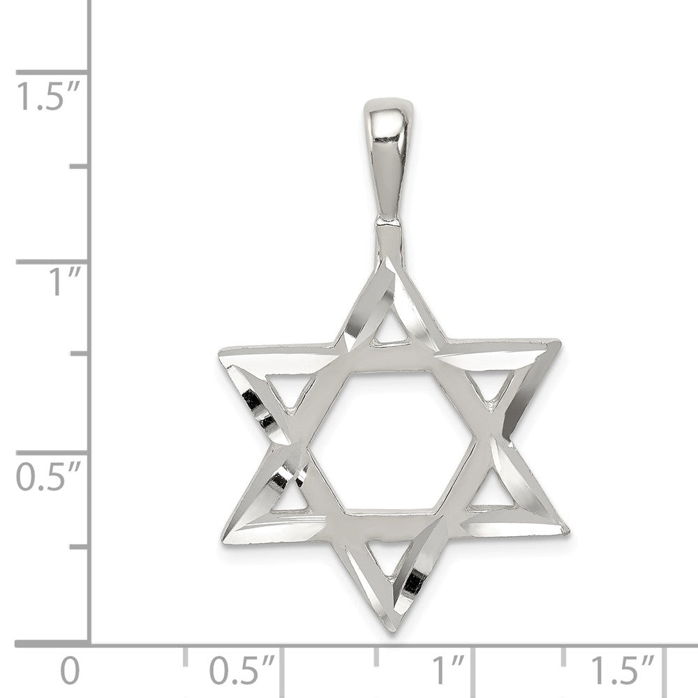 Million Charms 925 Sterling Silver Religious Jewish Star Of David Charm
