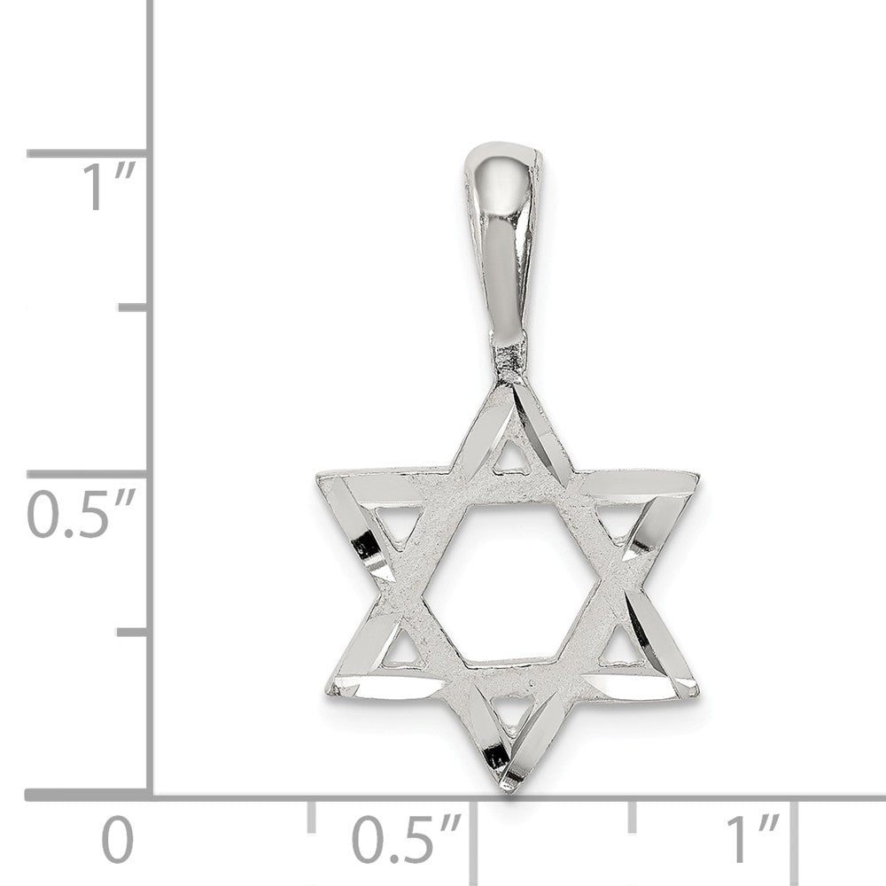 Million Charms 925 Sterling Silver Religious Jewish Star Of David Charm