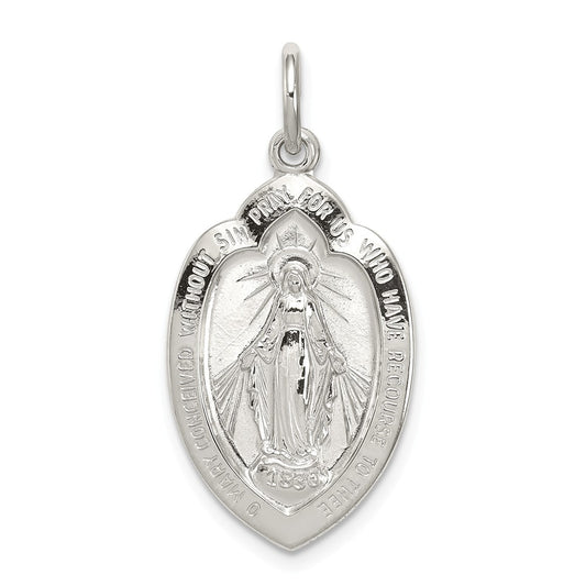 Million Charms 925 Sterling Silver Religious Miraculous Medal
