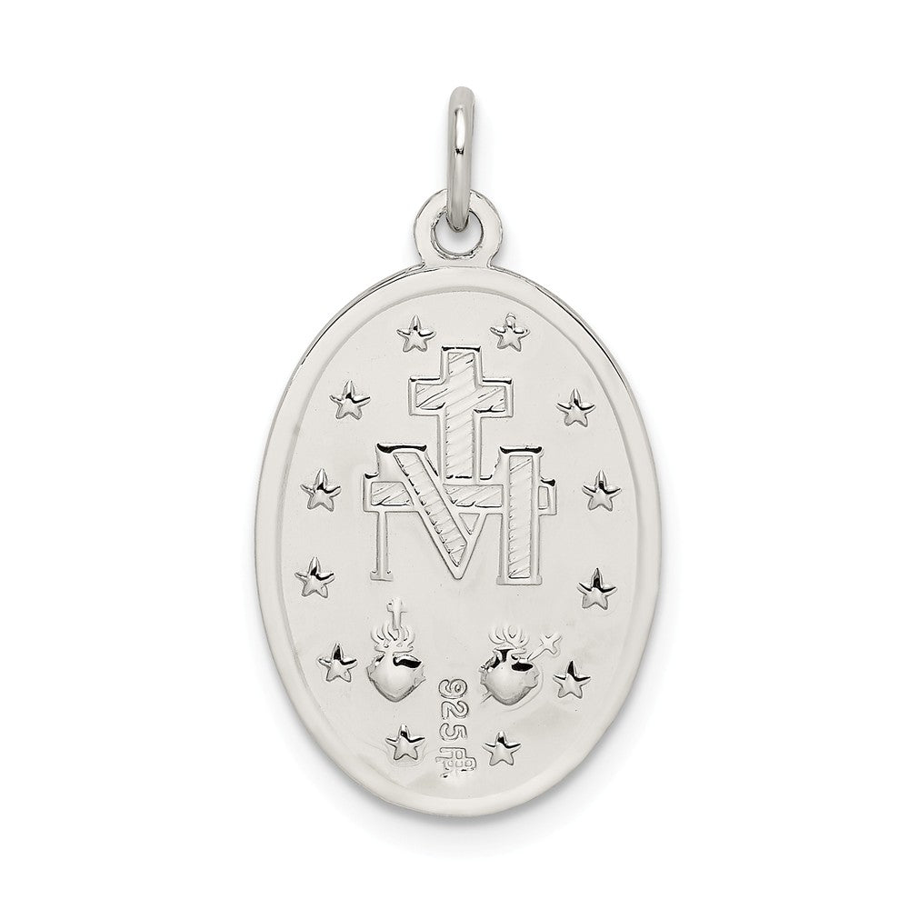 Million Charms 925 Sterling Silver Religious Miraculous Medal
