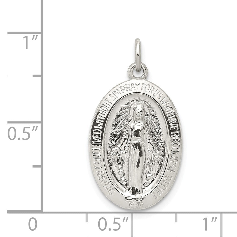 Million Charms 925 Sterling Silver Religious Miraculous Medal
