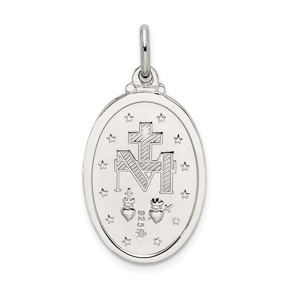 Million Charms 925 Sterling Silver Religious Miraculous Medal