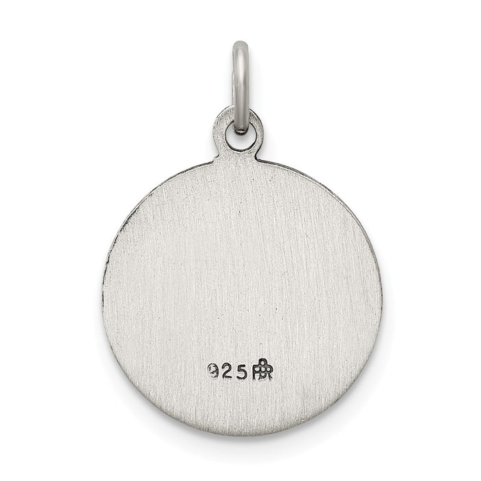 Million Charms 925 Sterling Silver Relgious Our Lady Of Fatima Medal