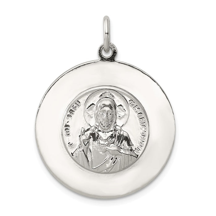 Million Charms 925 Sterling Silver Queen Of The Holy Scapular Medal