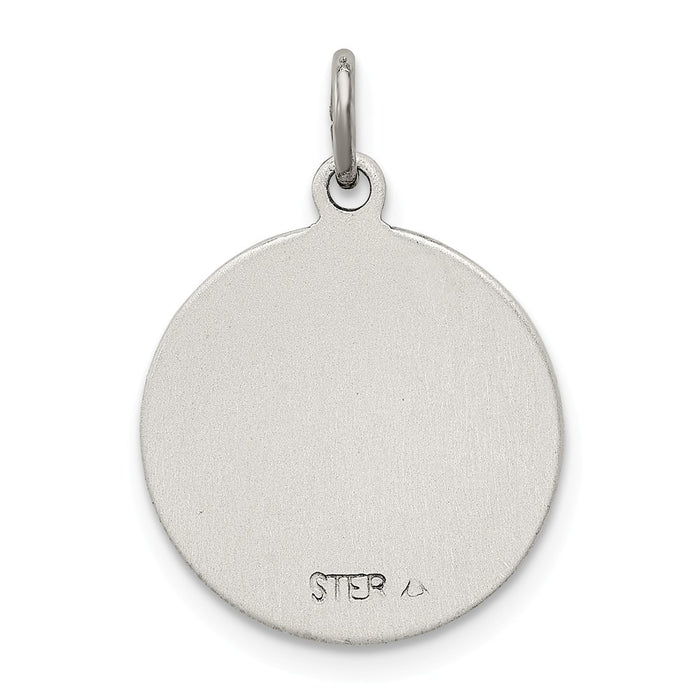 Million Charms 925 Sterling Silver Religious Saint Jude Thaddeus Medal