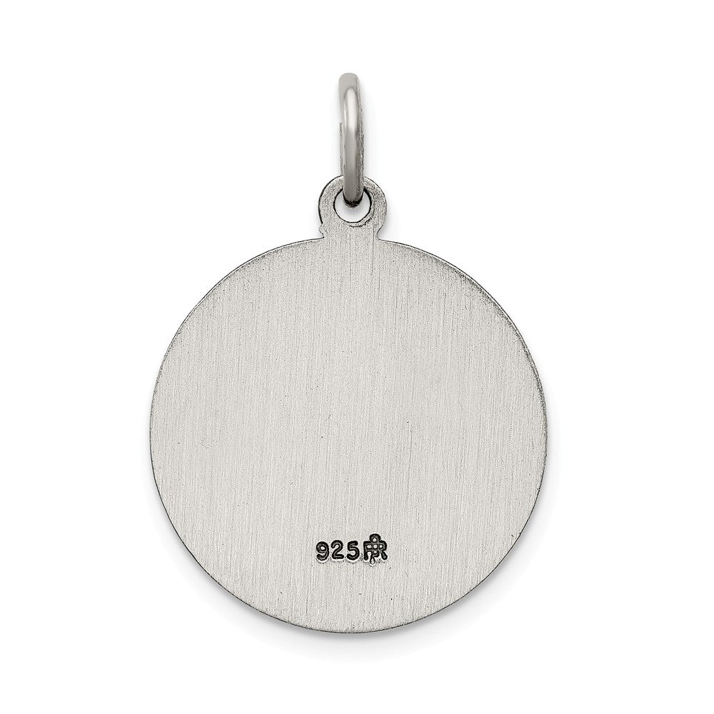 Million Charms 925 Sterling Silver Religious Saint Jude Thaddeus Medal