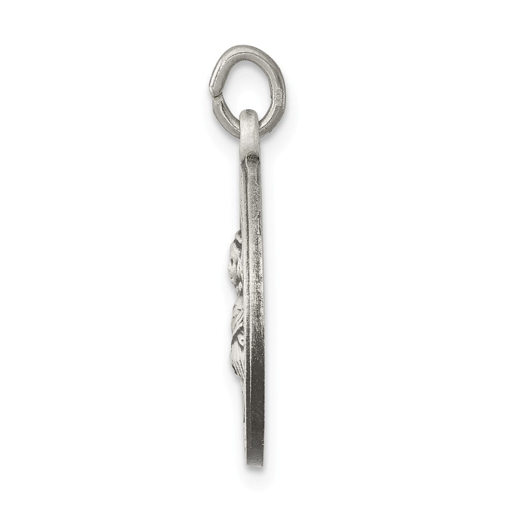 Million Charms 925 Sterling Silver Religious Saint Lucy Medal