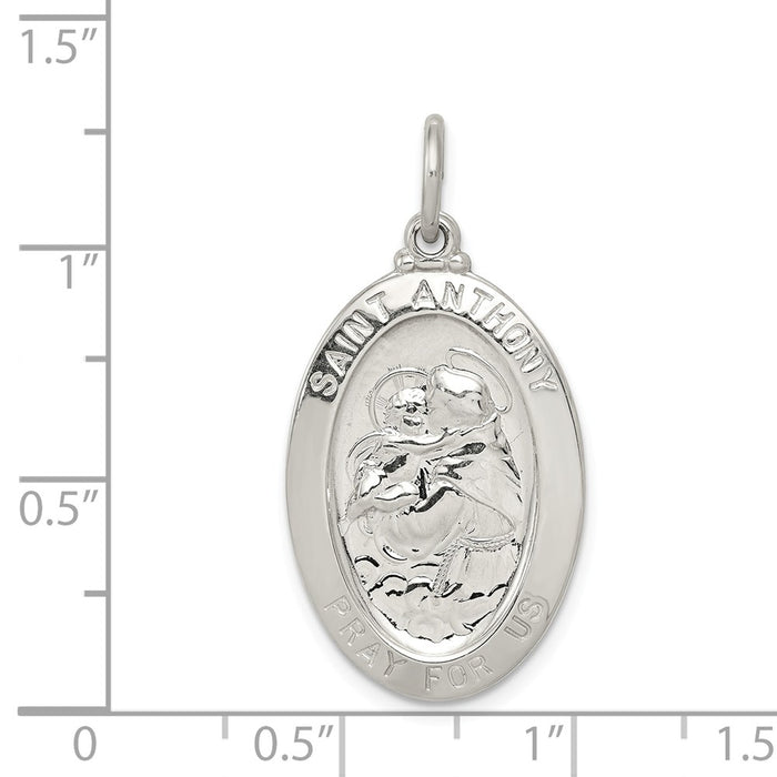 Million Charms 925 Sterling Silver Religious Saint Anthony Medal