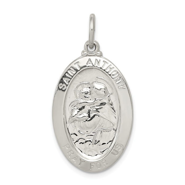 Million Charms 925 Sterling Silver Religious Saint Anthony Medal