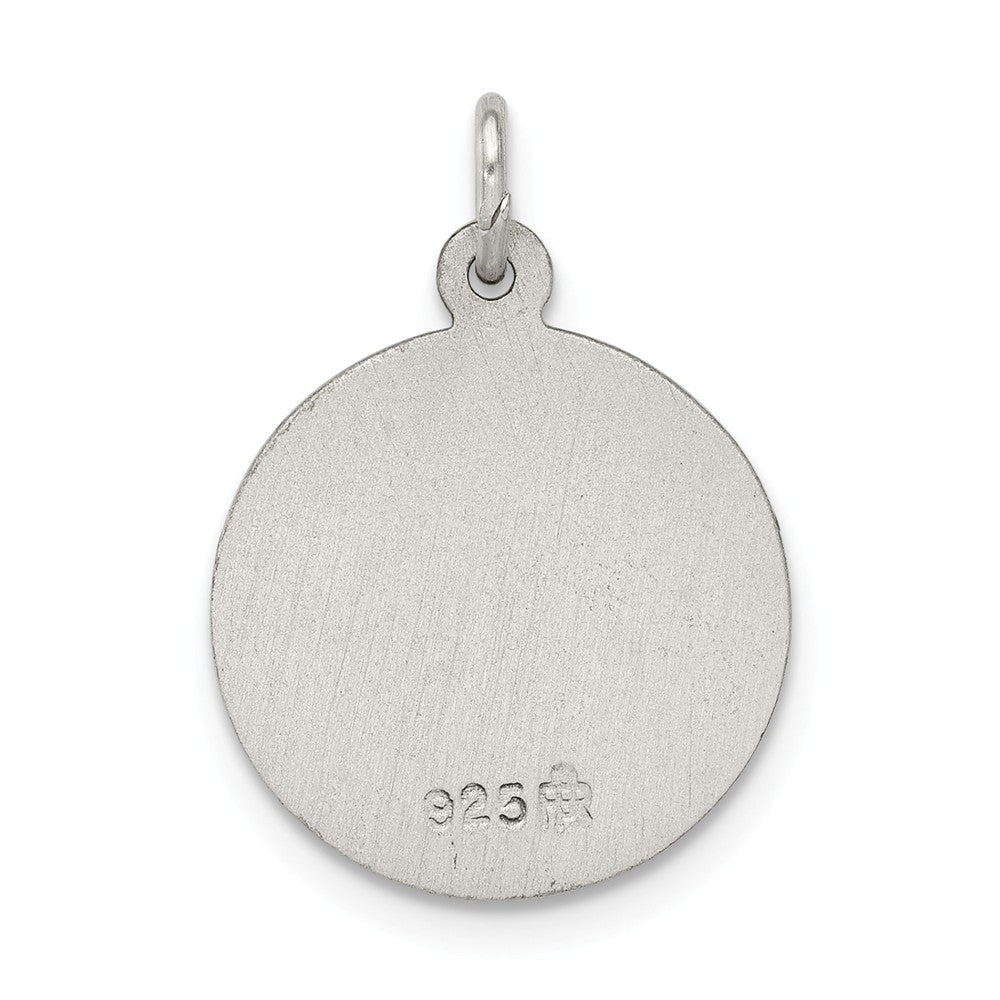 Million Charms 925 Sterling Silver Antiqued Religious Saint Elizabeth Seton Medal