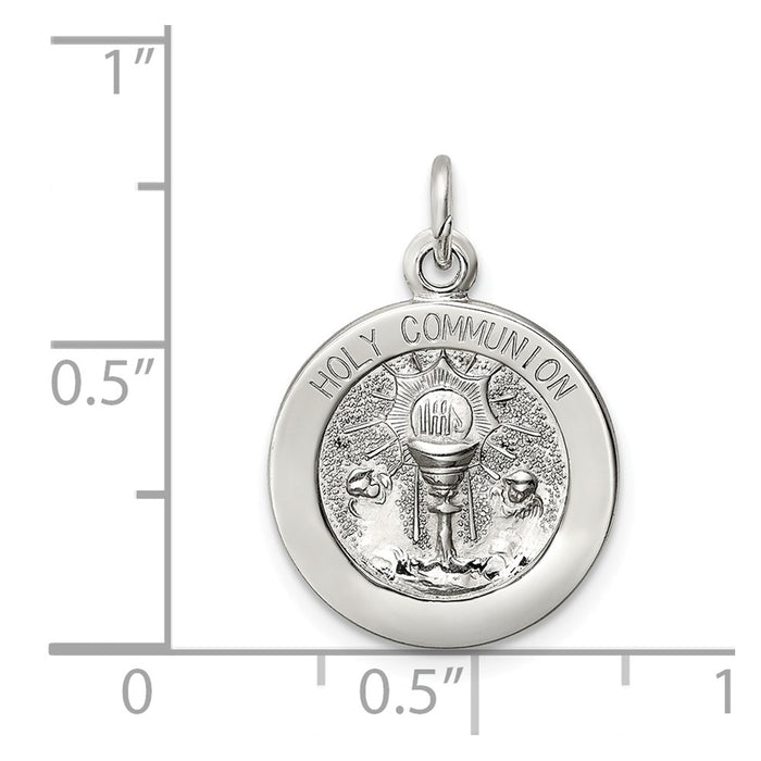 Million Charms 925 Sterling Silver Religious Holy Communion Medal