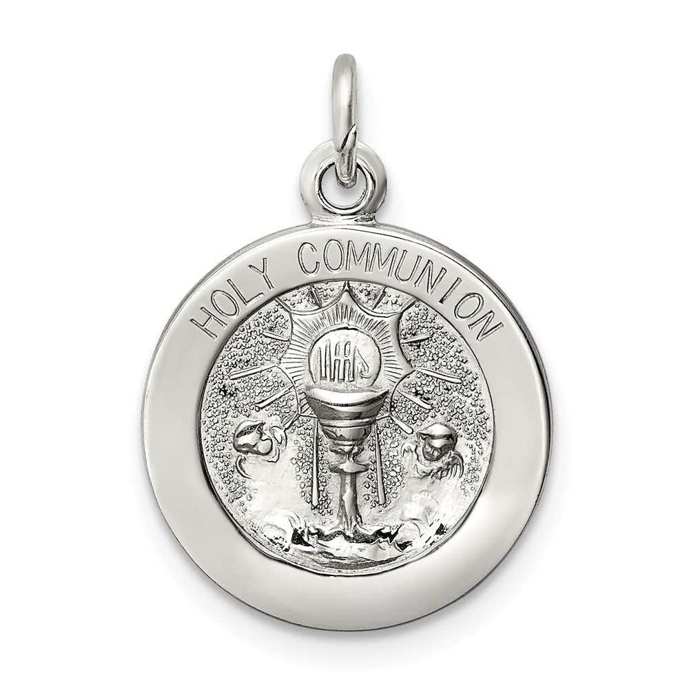 Million Charms 925 Sterling Silver Religious Holy Communion Medal