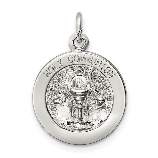 Million Charms 925 Sterling Silver Religious Holy Communion Medal