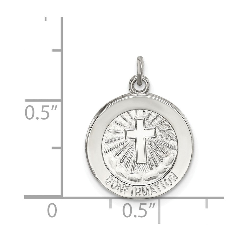 Million Charms 925 Sterling Silver Confirmation Medal