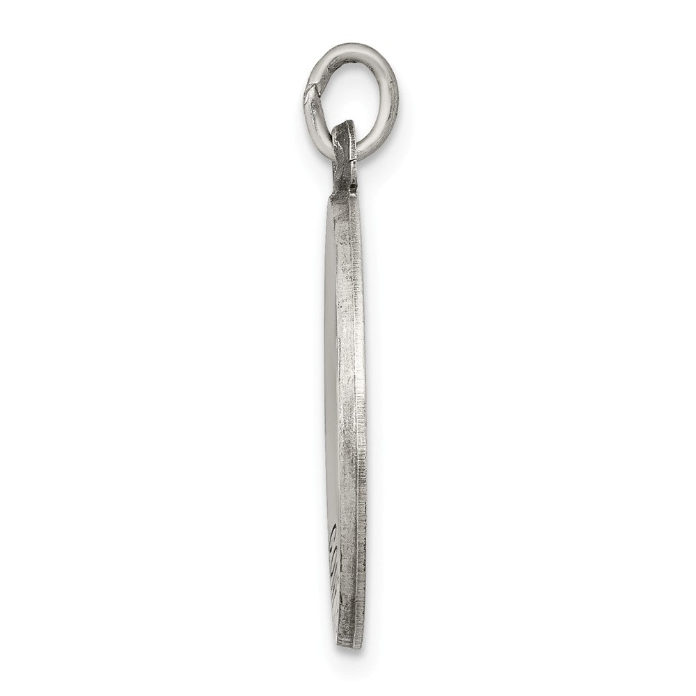 Million Charms 925 Sterling Silver Antiqued Confirmation Medal