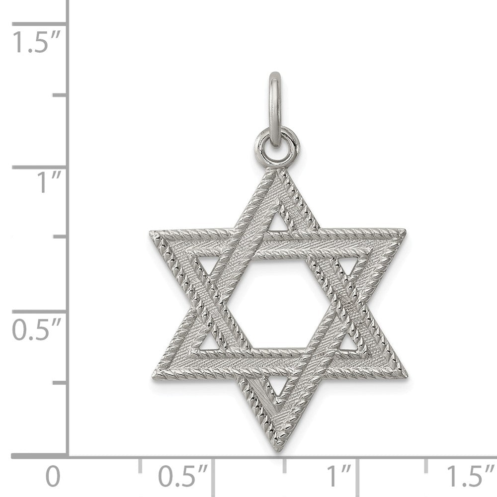 Million Charms 925 Sterling Silver Religious Jewish Star Of David Charm